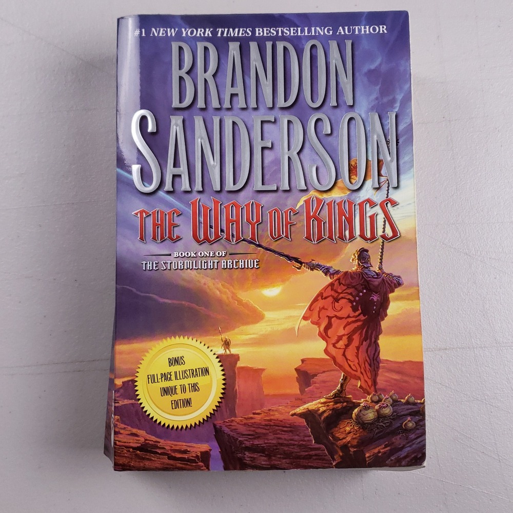 Brandon Sanderson The Way Of Kings Tor Fantasy Paperback Novel